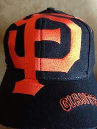 Vintage The Game Large Logo Sf Giants Hat Etsy Sf Giants Hat Sf Giants Giants