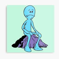 Ask her what she prefers — miss mrs or ms? Mr Meeseeks Quote T Shirt You Gotta Relax White Metal Print By Ksuann Redbubble