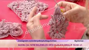 Derya Baykal Tig Isi Sal Modelleri Tig Isleri Boncuk Tig Sal