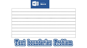 Cara menampilkan garis tepi margin ( text boundaries). Text Boundaries Problem In Microsoft Office 2013 Youtube