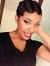 Short Hair Black Person Finger Waves