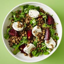 Lentil Salad With Beetroot And Goats Cheese Recipe Recipe Beetroot Recipes Food Salad Recipes