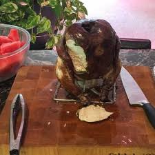 *lemon chicken* serves 4 printable recipe. Beer Butt Chicken Recipe Allrecipes