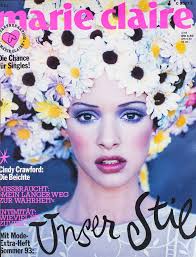 MARIE CLAIRE Germany Magazine March 1993 PATRICIA HARTMANN Yasmin Le B