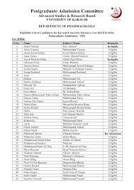 Postgraduate Admission Committee