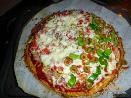 Cooking On My Weber Q 100 And Other Recipes Cauliflower Crust Pizza Cauliflower Crust Pizza Camping Food Cauliflower Crust