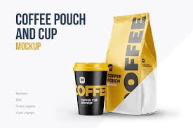 Coffee Pouch Mockup Half Side View In 2020 Mockup Bag Mockup Pouch
