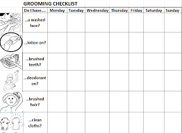 Autism Day By Day Why Grooming Chart 4 Teens Is Hotter