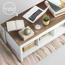 Looking for new black lift top coffee tables for sale online? Lift Top Coffee Table W Hidden Compartment And Storage Shelves Furniture Walmart Canada