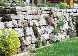 Trockenmauer Bauen Trockenmauer Garten Italienischer Garten