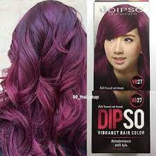 Dipso Permanent Hair Dye Super Color Red Violet Color Cream Vb27 Vibrancy Ebay Dyed Hair Hair Color Permanent Hair Dye