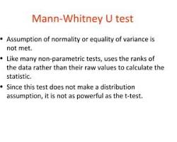 Image of Assumptions of the MannWhitney U test