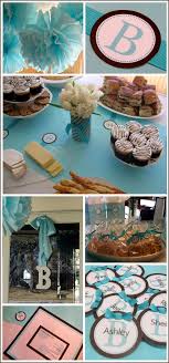 Baby shower party supplies & baby shower decorations to celebrate the new arrival, baby showers are heartfelt, highly emotional, and even tearful events. Tiffany Blue And Brown Bridal Shower The Cake Blog