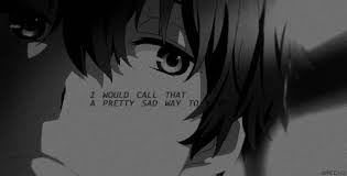 Kintaro oe from golden boy gif pinterest anime anime. Sad Anime Guy Quotes Quotesgram