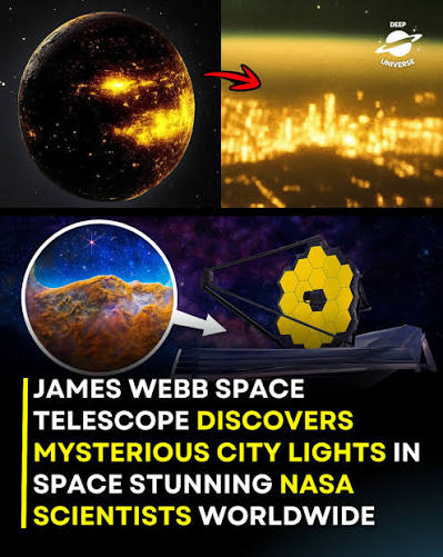 Deep - The universe just got even more mysterious NASA scientists are stunned as the James Webb Space Telescope captured images that look like city lights glowing far out in space These