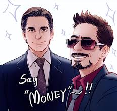 Say Money Tony Stark Marvel Marvel Vs Dc