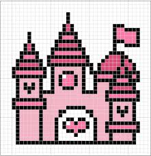 Castle Perler Patterns Perler Bead Disney Hama Beads