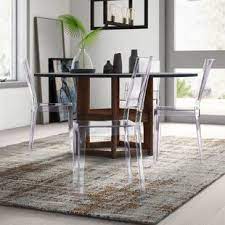 Has five wheels or easy movement around the office and good balance. Clear Lucite Dining Chairs Wayfair