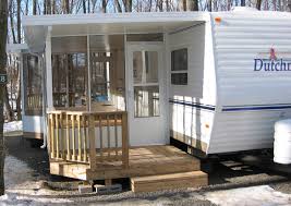 Rv screen room with floor. Rv Room Additions Machose Contracting Trexlertown Pa