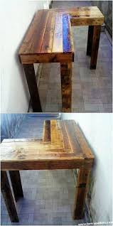 Pallet Corner Table Wood Pallet Tables Pallet Furniture Wood Pallet Furniture