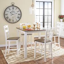 Or choose a modern dining set with clean lines. Signature Design By Ashley Woodanville Square 5 Piece Counter Height Dining Table Set Walmart Com Walmart Com