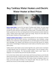 Cheap electric hot water tanks. Buy Tankless Water Heaters And Electric Water Heater At Best Prices By Micro Heat Issuu