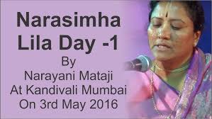 Narasimha lila Day 1 by Narayani Mataji at Kandivali Mumbai