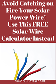 How to wire 6v and 12v batteries together in series and / or parallel. Free Solar Cable Size Calculator Solar Power Secrets Free Solar Solar Power Solar