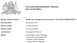 Either the custodial or noncus. The Nsw Health Care Complaints Commission In General 3 Hccc