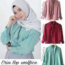 Jual Model Baju Kemeja Wanita 2017 Baju Atasan Blouse Tunik Wanita Baju Kota Bandung Kemejawanitamuslimshop Tokopedia