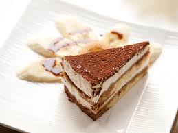 Biscuit A La Cuillere Mascarpone Oeuf Sucre Banane Chocolat Noir Sel Rhum Eau Sucre Tiramisu Banane Chocolat Tiramisu Banane Tiramisu Recette
