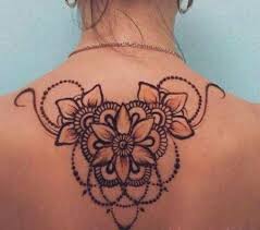 عکس از مدل های نقش حنا روی بدن و آموزش تهیه حنا برای طراحی lotus flower tattoo flower tattoo tattoos