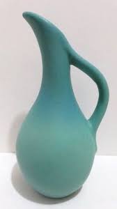 Vintage Van Briggle Pottery Two Tone Turquoise 7 Ewer Pitcher Signed And Dated Artscraftsmissionstyle Vintage Vans Pottery Vintage Pottery
