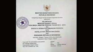 Tahukah anda mengenai senarai kabinet malaysia 2018? Tak Hanya Ksau Presiden Jokowi Lantik Menteri Baru Pagi Ini Nasional Tempo Co