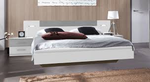 Müller bett slope inklusive led beleuchtung. Weisses Designerbett Schwebend Mit Beton Inkl Led Licht Dahlen