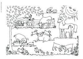 Pagina Para Colorear Granja Para E 2 Dibujos Para Pintar La Granja De Zenon Dibujos De Animales Animales De La Granja Dibujos