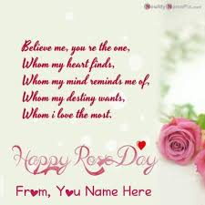 Happy Birthday Card For Lover With Name Write Name On Happy Rose Day Beautiful Greeting Cards Wishes Images In 2020 Happy Birthday Wishes Photos Happy Rose Day Wallpaper Happy Valentines Day Wishes