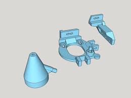 3d Printed K40 Co2 Laser Upgrades A Handy Little Package Of Upgrades For The K40 Laser All In One Place Co2 Laser Laser Cutter Projects Laser