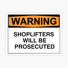 People will think twice before making a false inr claim… and before trying to start a fake return. Shoplifters Gifts Merchandise Redbubble