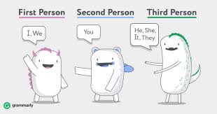 First Second And Third Person Ways Of Describing Points Of