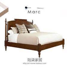 陆柒家居出口欧美1 8米实木双人床现代 bed furniture furniture furniture collection