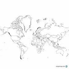 Weltkarte schwarz weiß png 5 » png image. Stepmap Schwarze Umrisse Landkarte Fur Welt