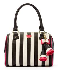 Black And White Striped Purse Look At This Betsey Johnson Black White Stripe Satchel On Zulily Today Betsy Johnson Purses Betsey Johnson Bags Betsy Johnson Handbags