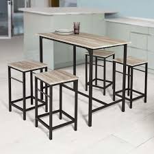 Limited time sale easy return. China 5 Piece Dining Set Dining Table With 4stools Home Kitchen Breakfast Table Bar Table Set Bar Table With 4 Bar Stools Kitchen Counter With Bar Chairs China Dinner Set Dining