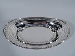 Tiffany Edwardian Sterling Silver Pierced Bread Tray Silver Sterling Sterling Silver
