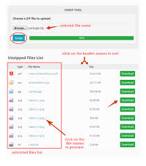 7z, zip, gzip, bzip2 and tar; How To Decompress Files Using Free Online Unzip Tool