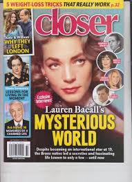 LAUREN BACALL'S MYSTERIOUS WORLD SEPTEMBER 12 2022 CLOSER MAGAZINE