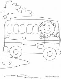 The Bus Driver Says Ok Tata Bye Bye Coloring Pages Download Free The Bus Driver Train Coloring Pages Preschool Coloring Pages Valentines Day Coloring Page