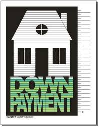 down payment debt free down payment savings chart