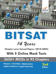 Bitsat 14 Years Chapter Wise Solved Papers 2018 2005 With 5 Online Mock Tests Amazon In Disha Experts Books